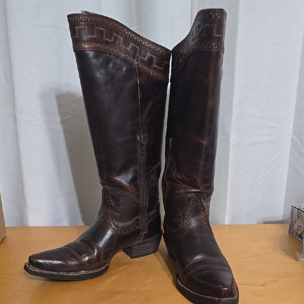 Ariat Brown Leather Tall Boots